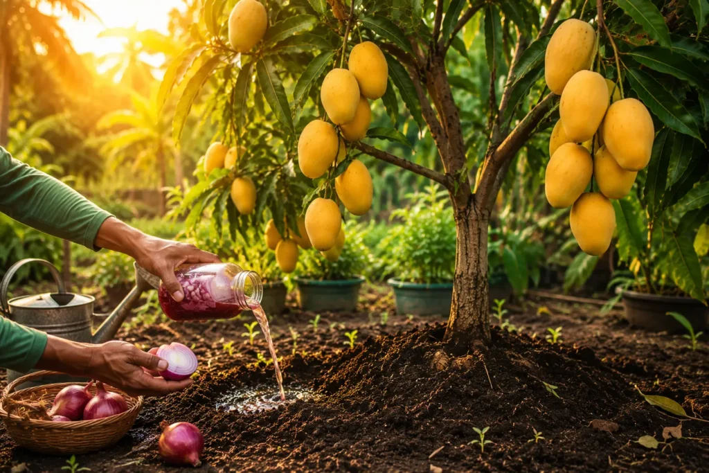 This Simple Onion Trick Helps Mango Trees Grow Faster and Produce Tons of Fruit… 3 60c58e95 19fc 40a5 aa2a e7f079631a7f