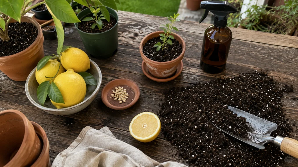Grow Lemons From a Lemon Fruit: The Easiest Backyard Method With Surprisingly High Success 3 Fresh seeds straight from the lemon are the secret