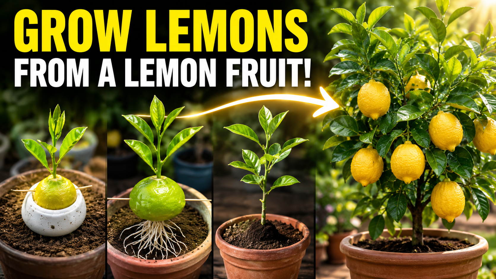 Grow Lemons From a Lemon Fruit: The Easiest Backyard Method With Surprisingly High Success 1 Learn the easiest way to grow lemon trees from fresh lemons at home with simple steps cozy gardening tips and beginner friendly advice
