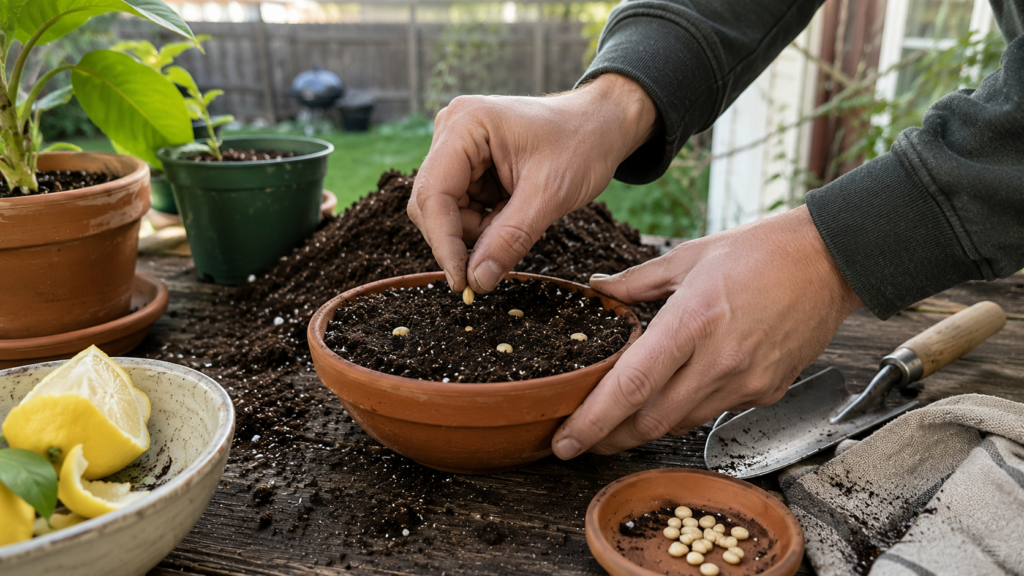 Grow Lemons From a Lemon Fruit: The Easiest Backyard Method With Surprisingly High Success 4 Step by Step How To Grow Lemons From Lemons