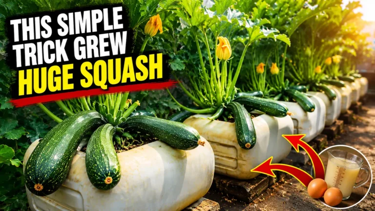 The Secret to Growing Squash in a Plastic Can With Milk and Eggs for Bigger, Longer Harvests 1 The Secret to Growing Squash in a Plastic Can With Milk and Eggs for Bigger, Longer Harvests